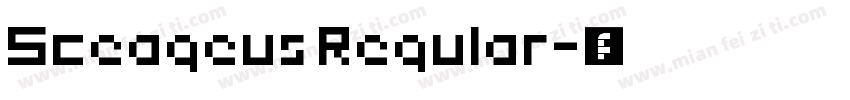 Sceageus Regular字体转换